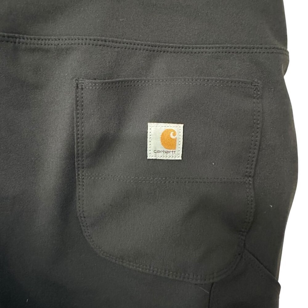 Carhartt Fitted Force Leggings Women's Size 2X XXL 20 Black Utility Workwear EUC - Picture 5 of 9